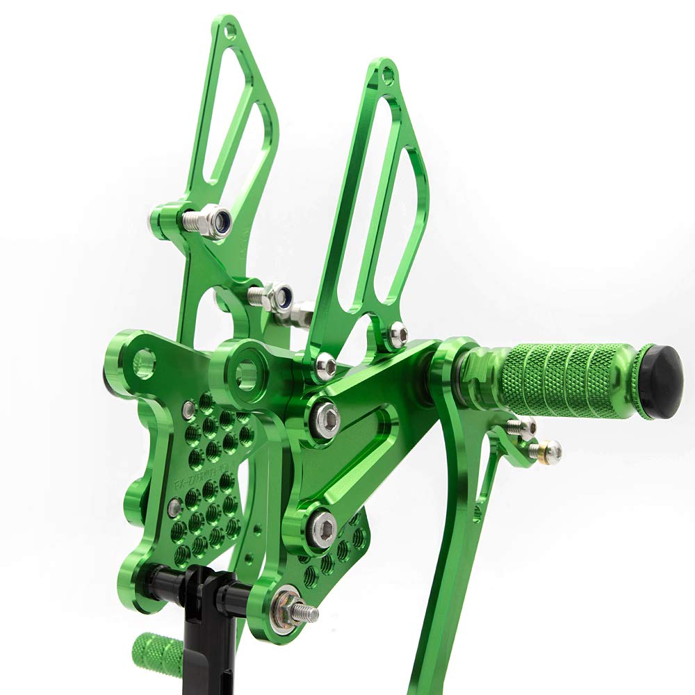 Amazon.com: CNC ZX6R 09-20 Motorcycle Adjustable Rearsets Foot